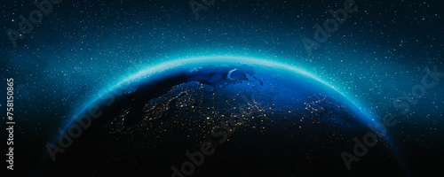Planet Earth - North Europe night © 1xpert