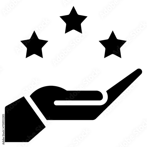 Give Review Stars Icon