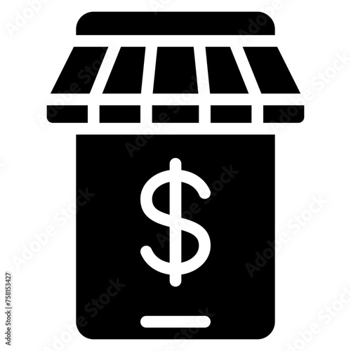 Mobile Shop Money Icon