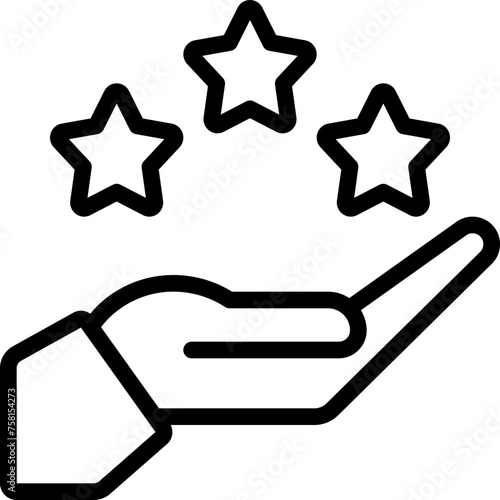 Give Review Stars Icon