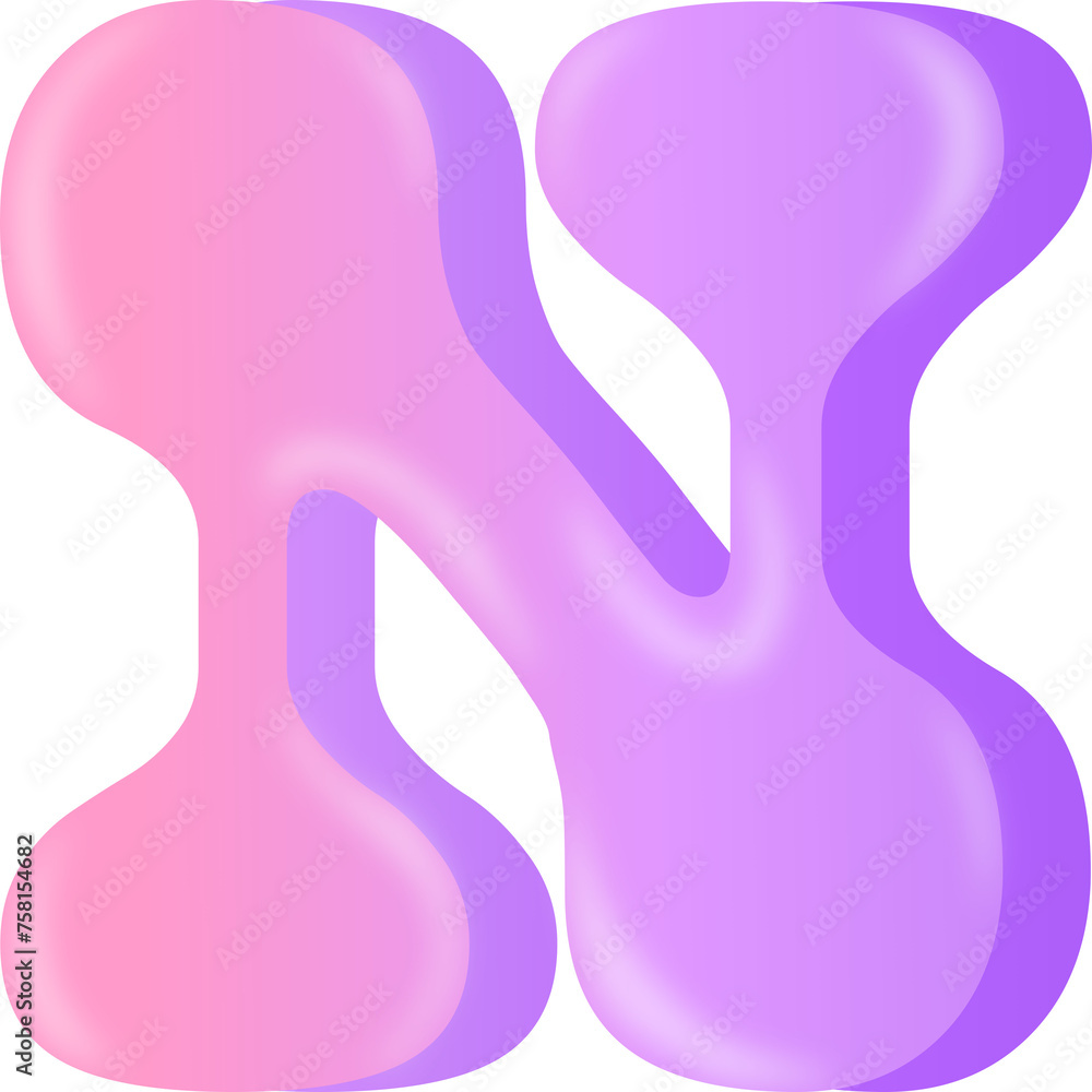 abstract 3d rendered illustration of a pink and blue glass abstract 3d rendered illustration of a pink and blue glass