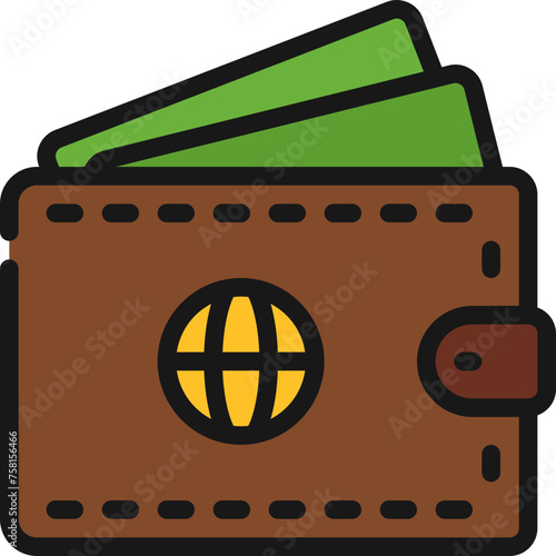 Internet Wallet Icon