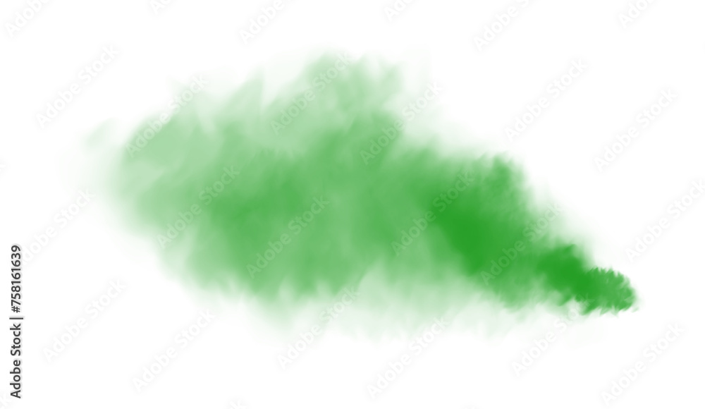Green smog clouds on floor. Fog or smoke. Isolated transparent special effect. Morning fog over land or water surface. Magic haze. Green smog clouds on floor. Fog or smoke. Isolated transparent special effect. Morning fog over land or water surface. Magic haze.