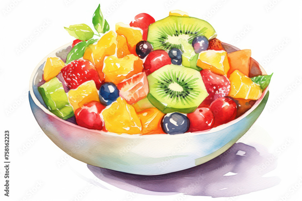 Colorful Fruit Salad: A Delicious and Healthy Bowl of Freshness and Sweetness, Bursting with Nutrition and Juicy Flavors, Perfect for Breakfast or Dessert. Colorful Fruit Salad: A Delicious and Healthy Bowl of Freshness and Sweetness, Bursting with Nutrition and Juicy Flavors, Perfect for Breakfast or Dessert.