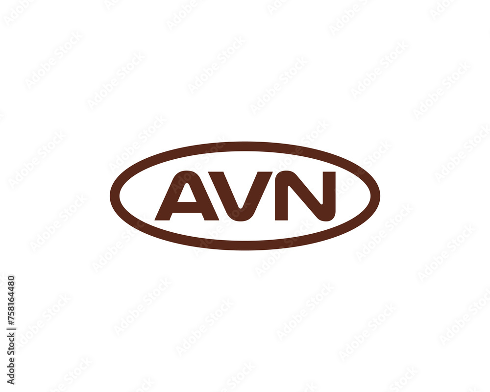 AVN logo design vector template AVN logo design vector template