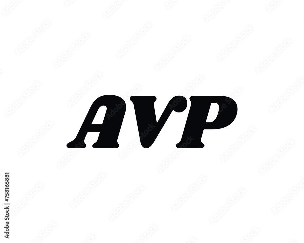 AVP logo design vector template AVP logo design vector template