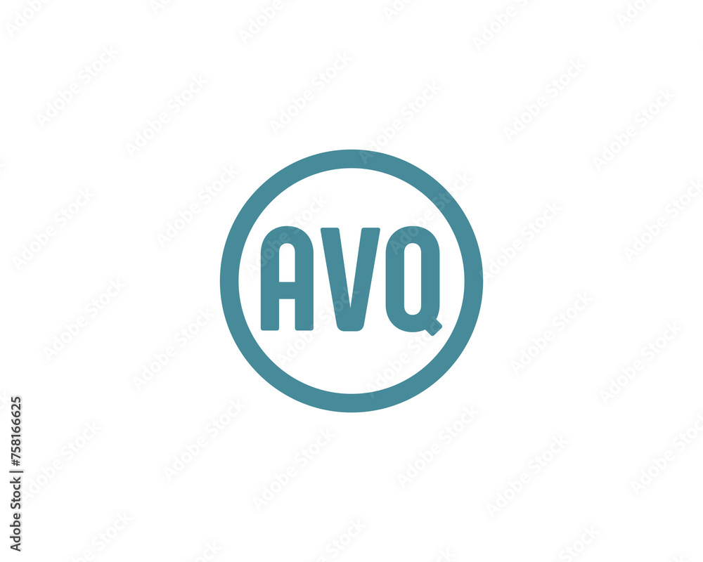 AVQ Logo design vector template AVQ Logo design vector template