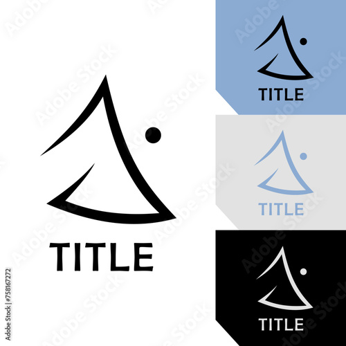 abstract logo hieroglyph psy color options