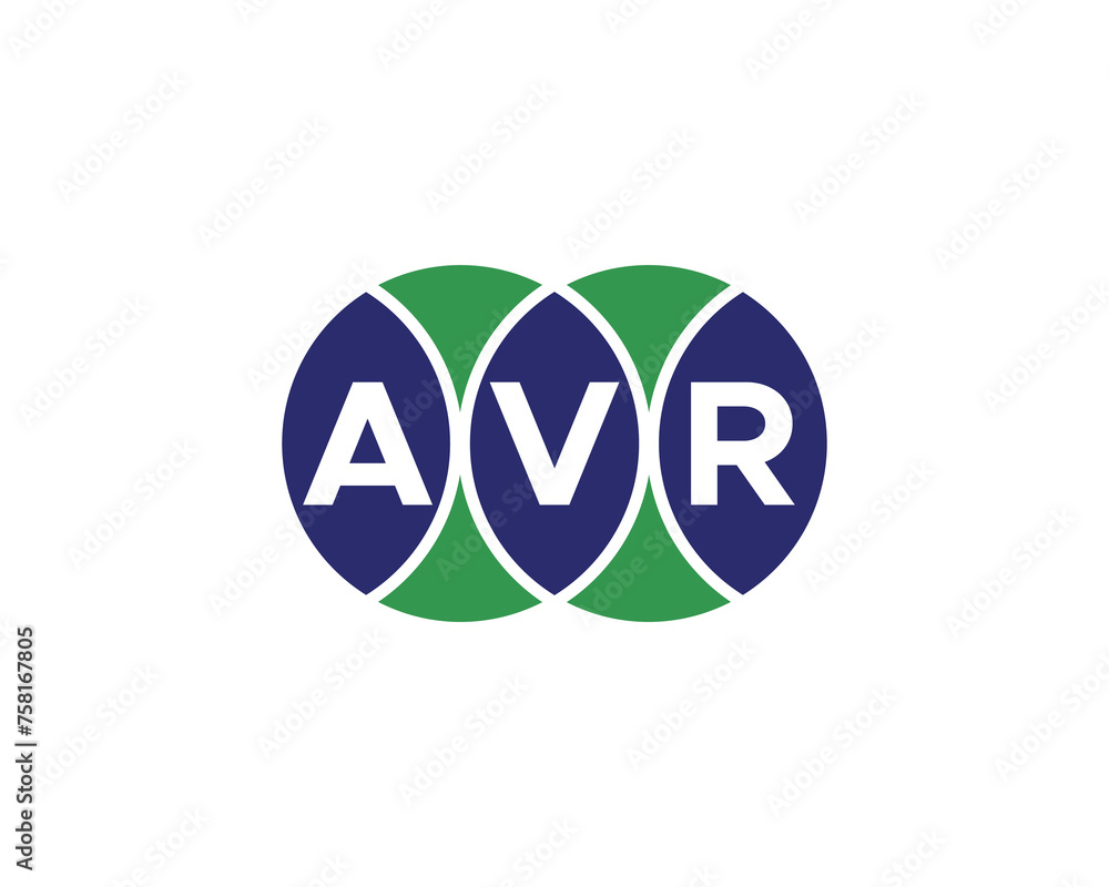 AVR Logo design vector template AVR Logo design vector template