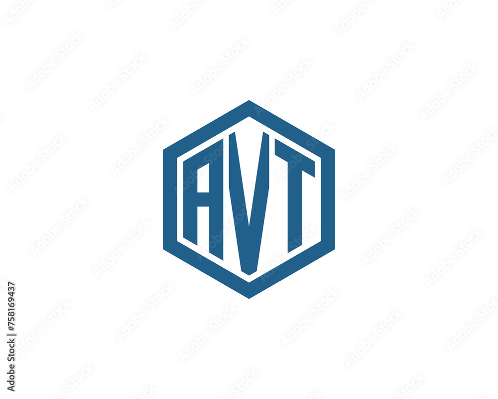 AVT logo design vector template AVT logo design vector template