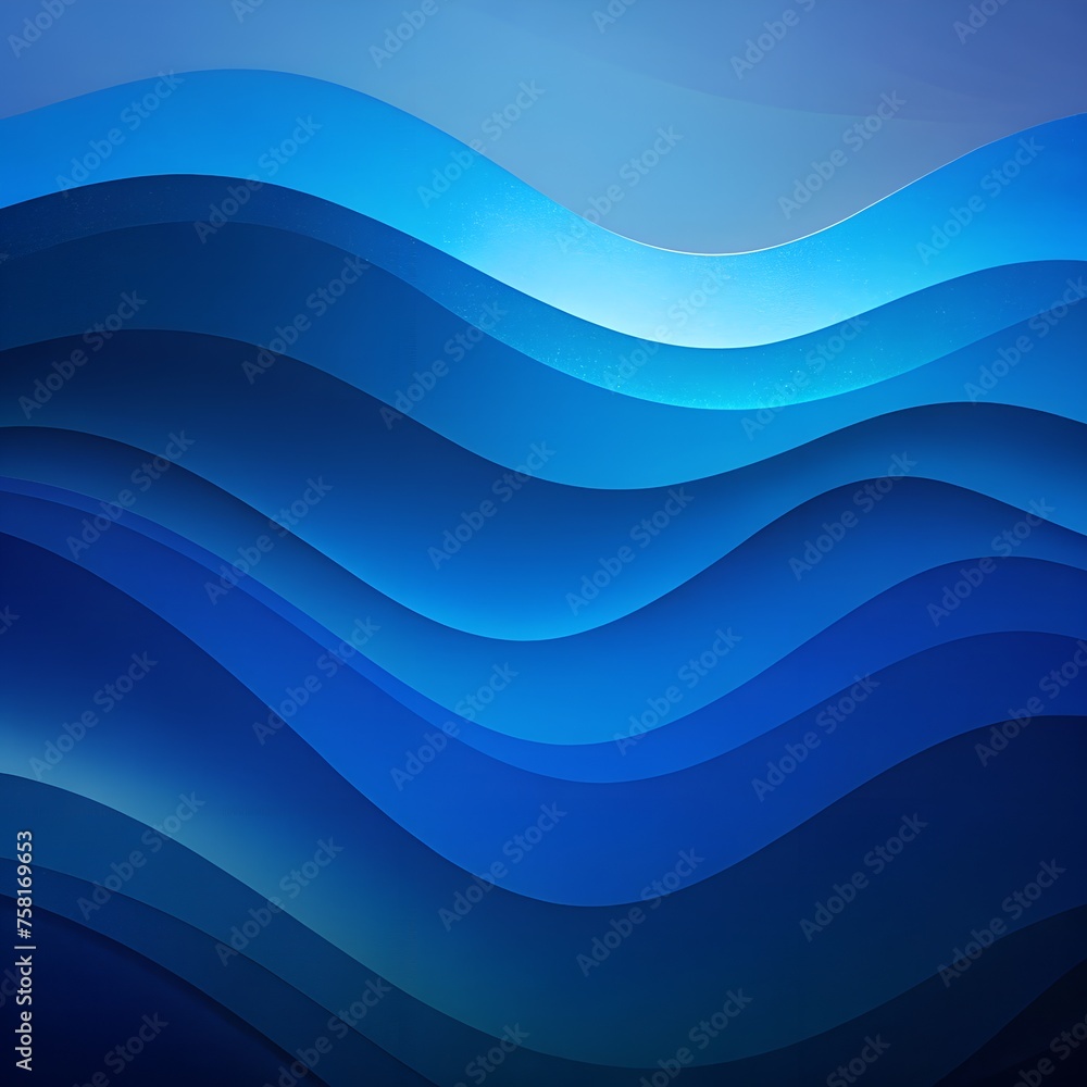 Fototapeta premium Wavy Layers Background: Abstract Design for Digital Projects