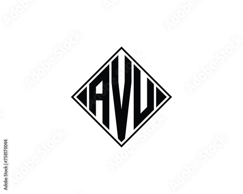 Free Download AVU logo design vector template - GFXLoad