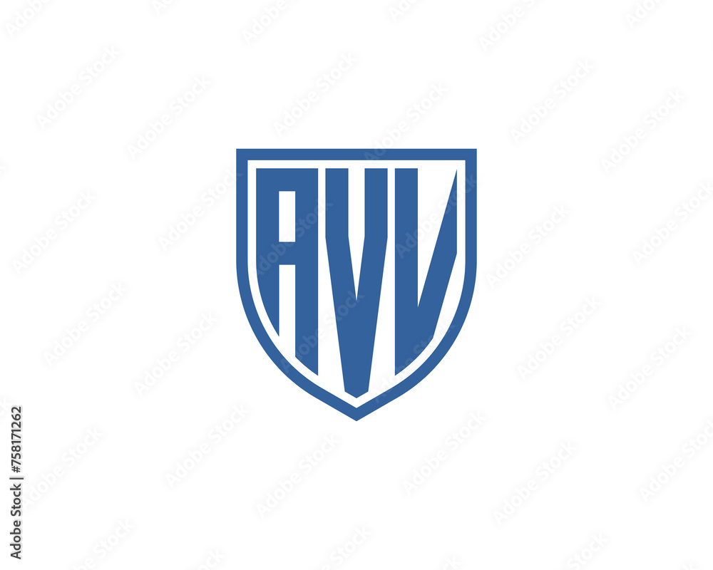 AVV Logo design vector template AVV Logo design vector template