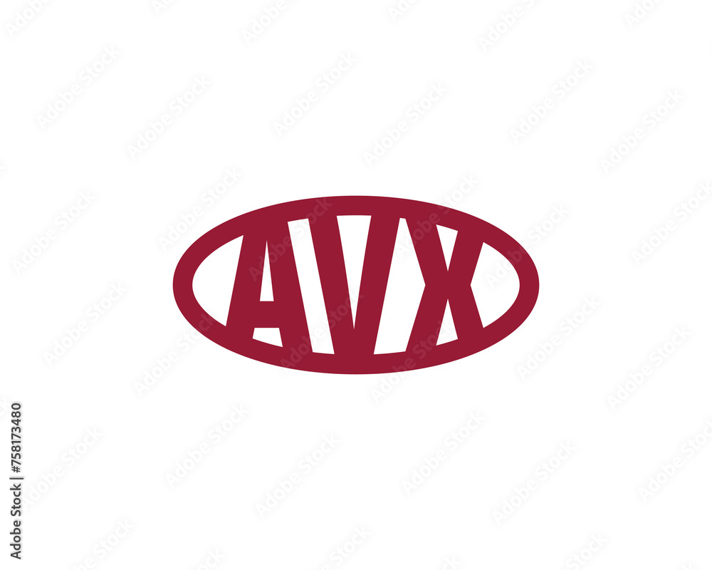 AVX logo design vector template AVX logo design vector template