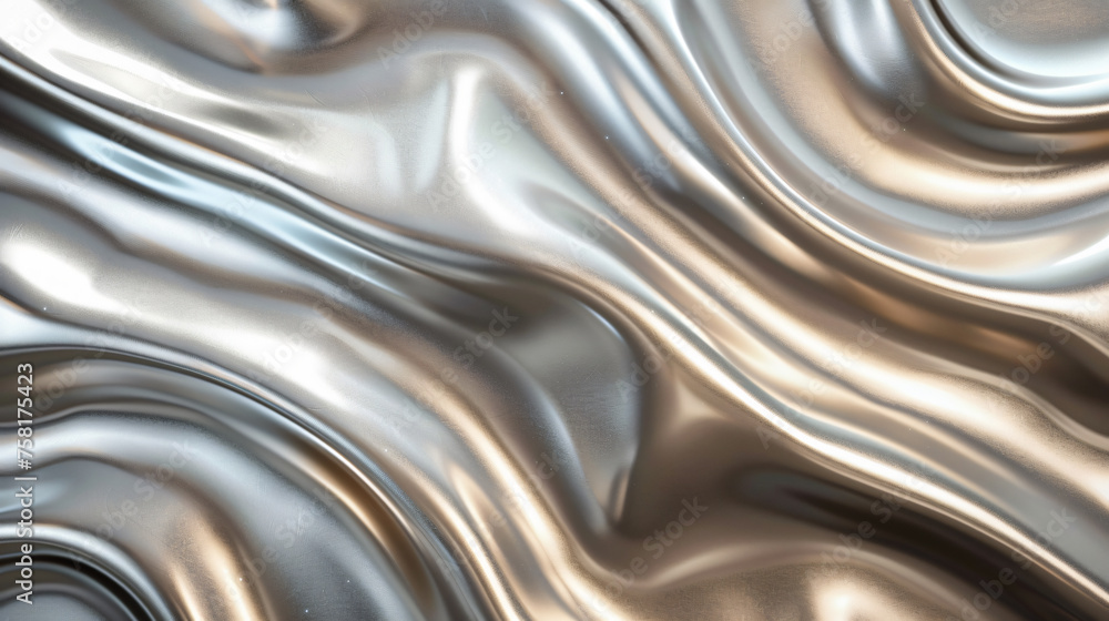 Abstract background with a wavy metallic texture Abstract background with a wavy metallic texture