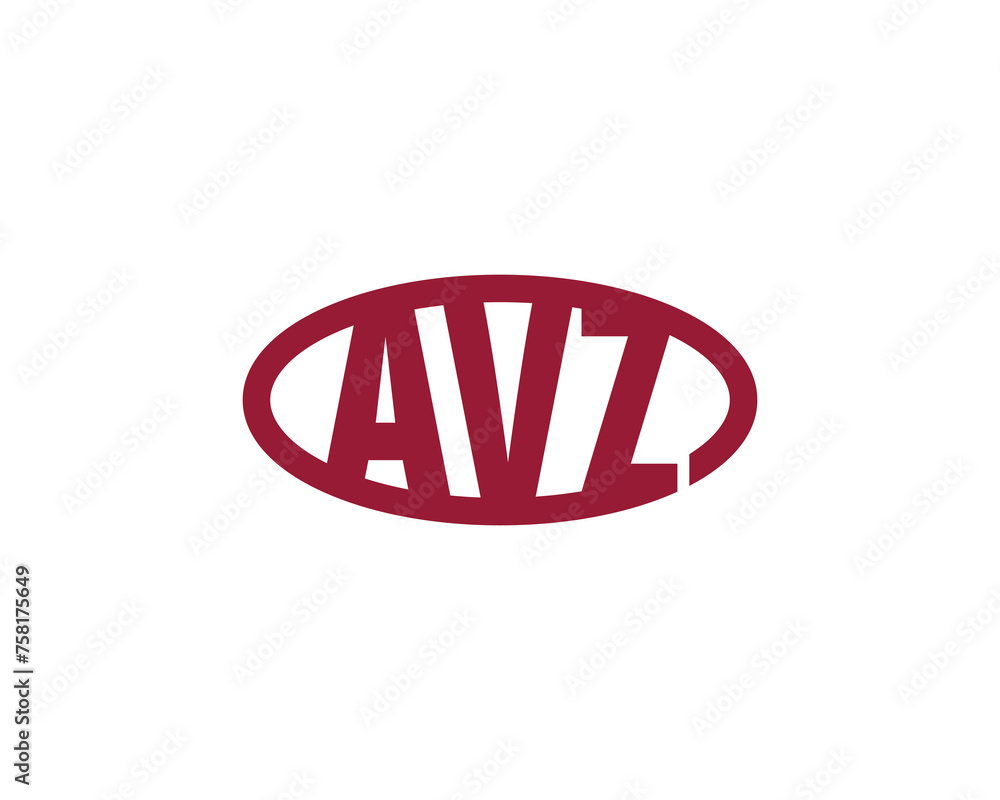 AVZ logo design vector template AVZ logo design vector template