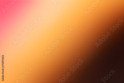 Smooth pink, black, gold gradient abstract background