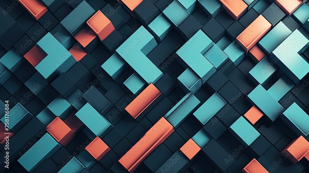 Geometric background with grid patterns Geometric background with grid patterns