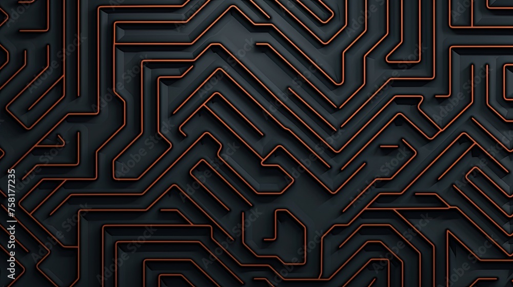 Geometric background with maze patterns Geometric background with maze patterns