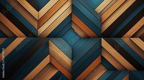 Geometric background with striped patterns