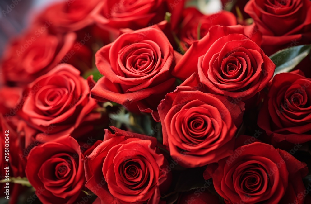 A bouquet of red roses A bouquet of red roses