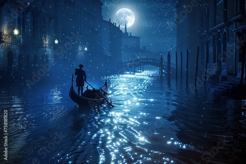 Moonlit Serenade in Venice