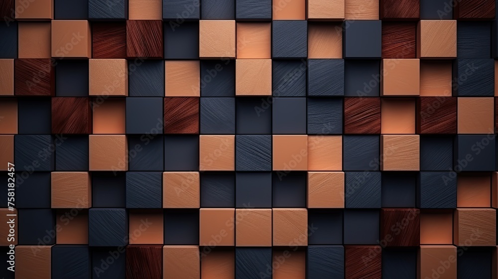 Geometric background with square shaped elements Geometric background with square shaped elements
