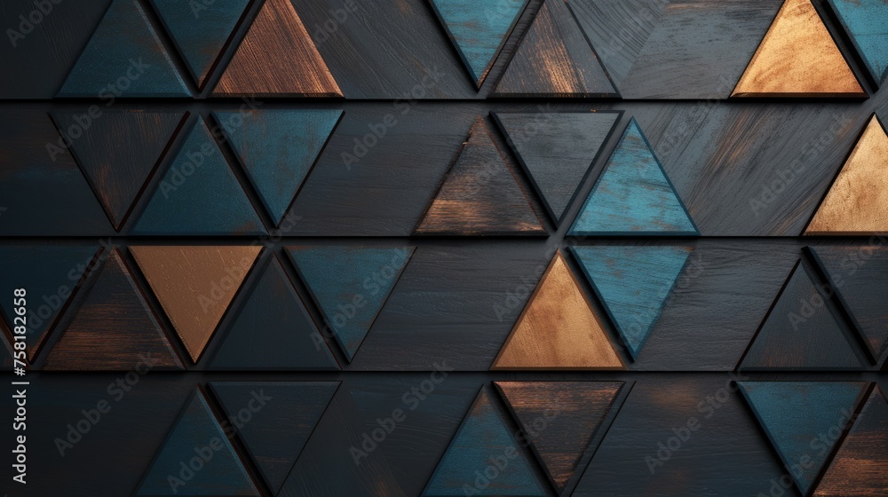 Geometric background with triangle shaped elements Geometric background with triangle shaped elements