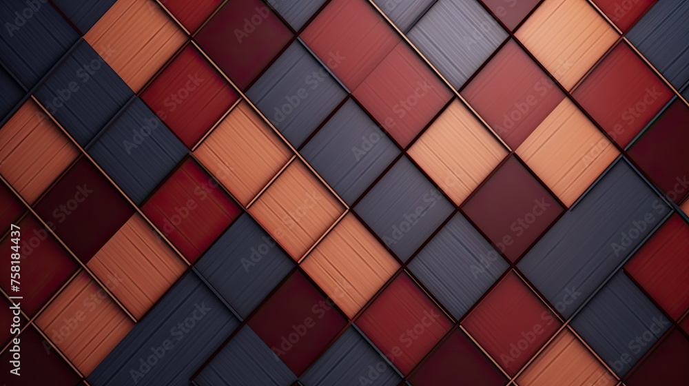 Geometric background with plaid patterns Geometric background with plaid patterns