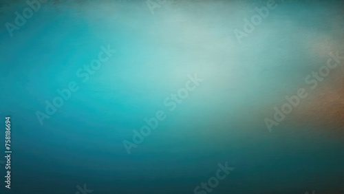 Cyan Teal grey brown, color gradient rough abstract background, grainy noise grungy