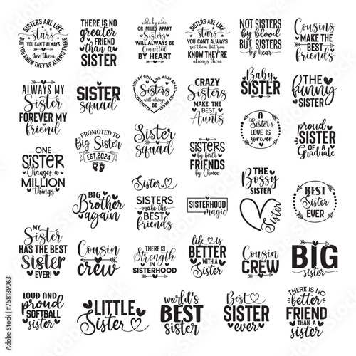 Sister  svg design bundle
