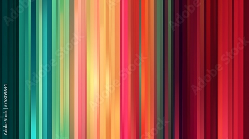 Abstract vertical color strips backgrounds, red yellow green, Vertical stripes of various colors thin width with texture and gradient color.