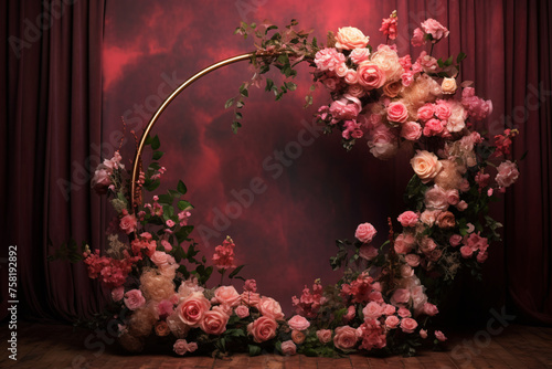 Floral Digital Backdrops, maternity backdrops digital, studio backdrop overlay, floral background overlay , overlay, 