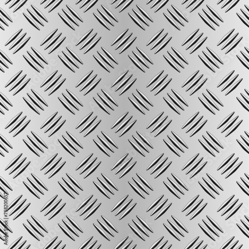 Tiling Metal Anti Slip Steel Grip Surface Aluminium Plate Seamless Vector Texture