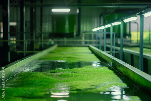algae farming for dietary supplement production photo