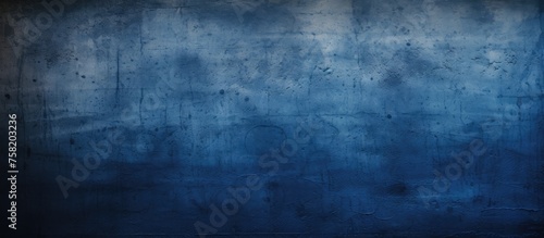 Elegant Monochrome Minimalism: Dark Blue Wall Contrasting Black and White Background © Gular