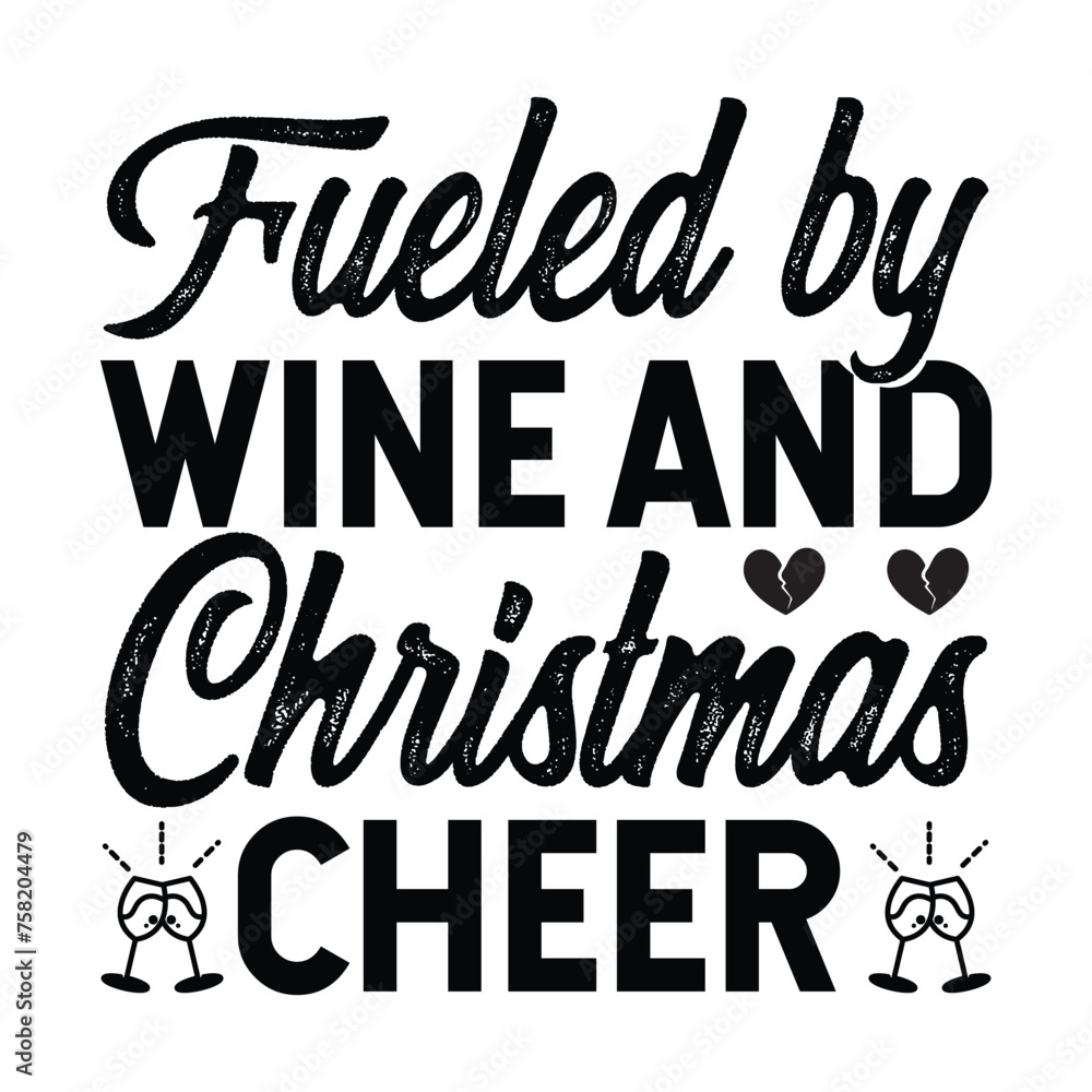 fueled by wine and Christmas cheer