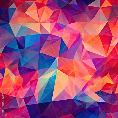 colorful geometric background © Alexei