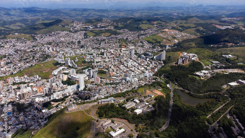 Vista aérea da cidade de Juiz de Fora, MG, Brasil