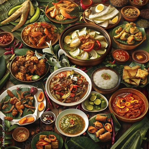 Sumatra's Spicy Symphony: A Taste of Vibrant Malaysian Dishes Showcasing Cultural Heritage and Diversity