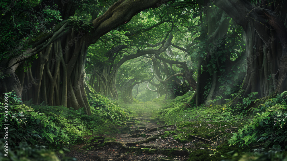 Green Wonderland, Explore the Enchanted Forest Pathway