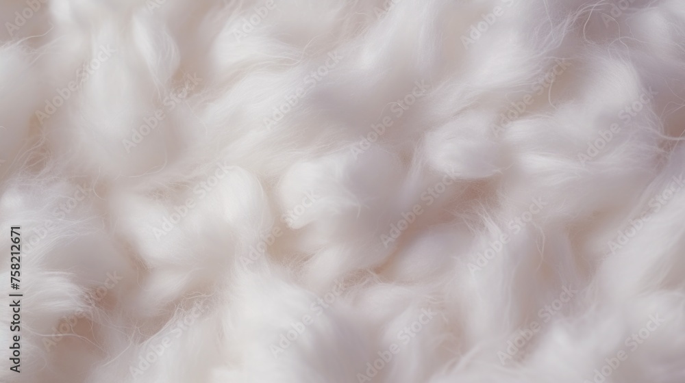 Detailed shot of a pile of white wool, suitable for textile or crafting projects Detailed shot of a pile of white wool, suitable for textile or crafting projects
