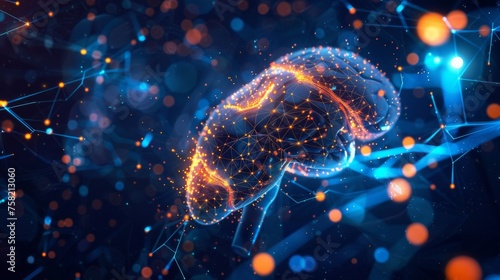 An innovative infographic showcasing the latest breakthroughs in human liver healthcare. Doctor online concept