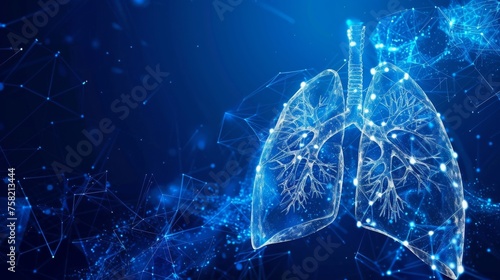 An innovative infographic showcasing the latest breakthroughs in human lungs healthcare. Doctor online concept