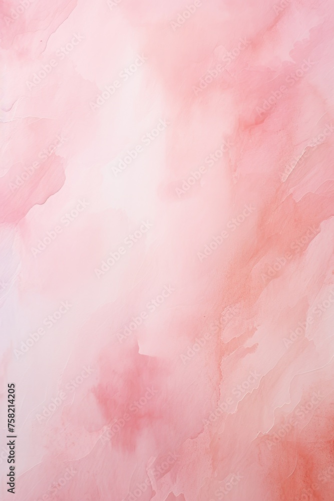 A beautiful painting of a pink and red sky with fluffy clouds. Ideal for use in backgrounds or nature-themed designs