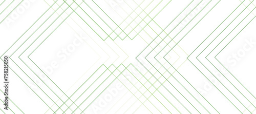 Abstract Green Geometric squares with modern technology design. Futuristic digital landscape with lines. Concept for dynamic websites, striking posters, and business booklets.	