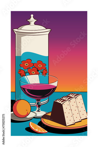 Happy Passover. Vector illustration for greeting card, advertisement, poster, flyer, blog, article, social media, marketing