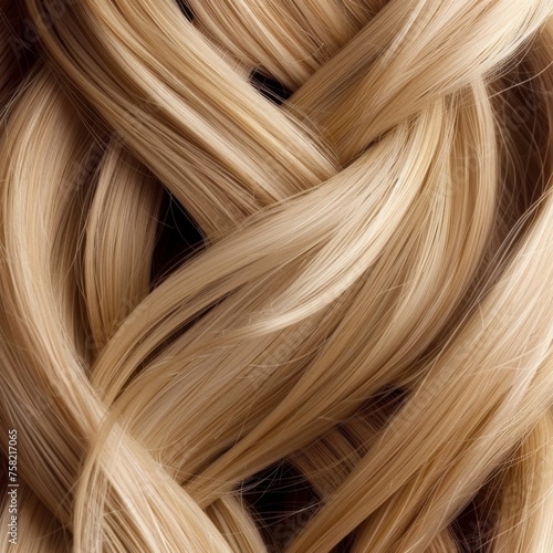 Close-Up of Blonde Hair