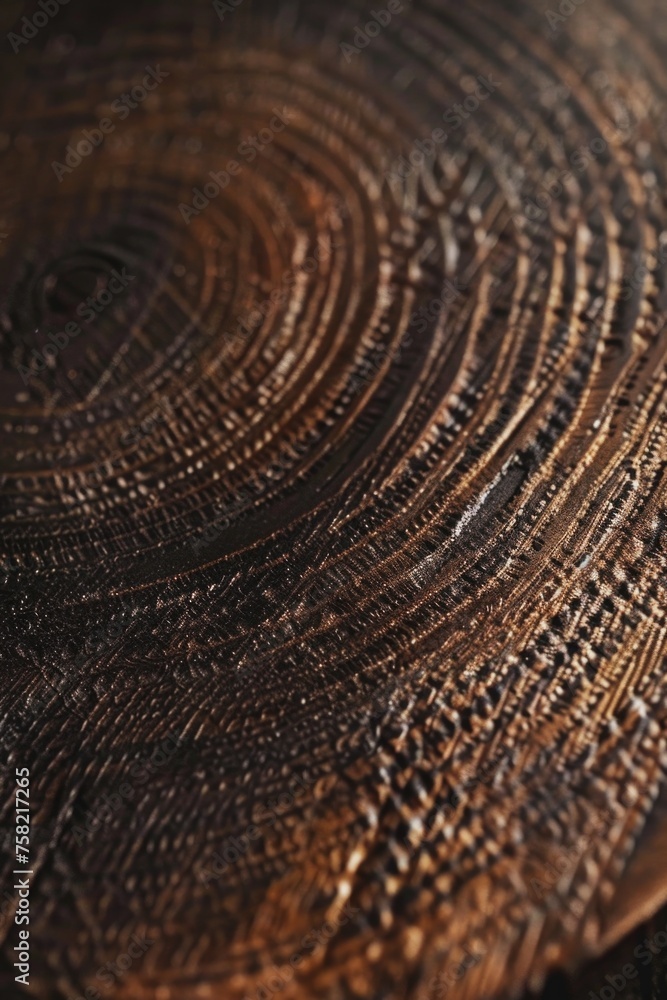 Close up of a piece of wood on a table, suitable for woodworking or home decor concepts Close up of a piece of wood on a table, suitable for woodworking or home decor concepts