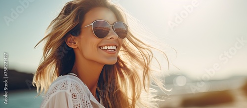 Stylish Woman with Sunglass...